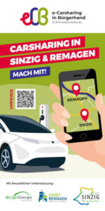 Flyer: Carsharing in Remagen und Sinzig